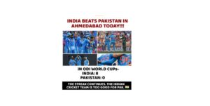 India vs Pakistan cricket world cup match