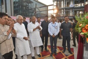 CM Nitish Kumar inaugurates ethanol plant at Nalanda
