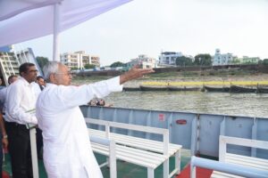 Chief Minister Nitish Kumar Inspects Chhath Ghats in Patna