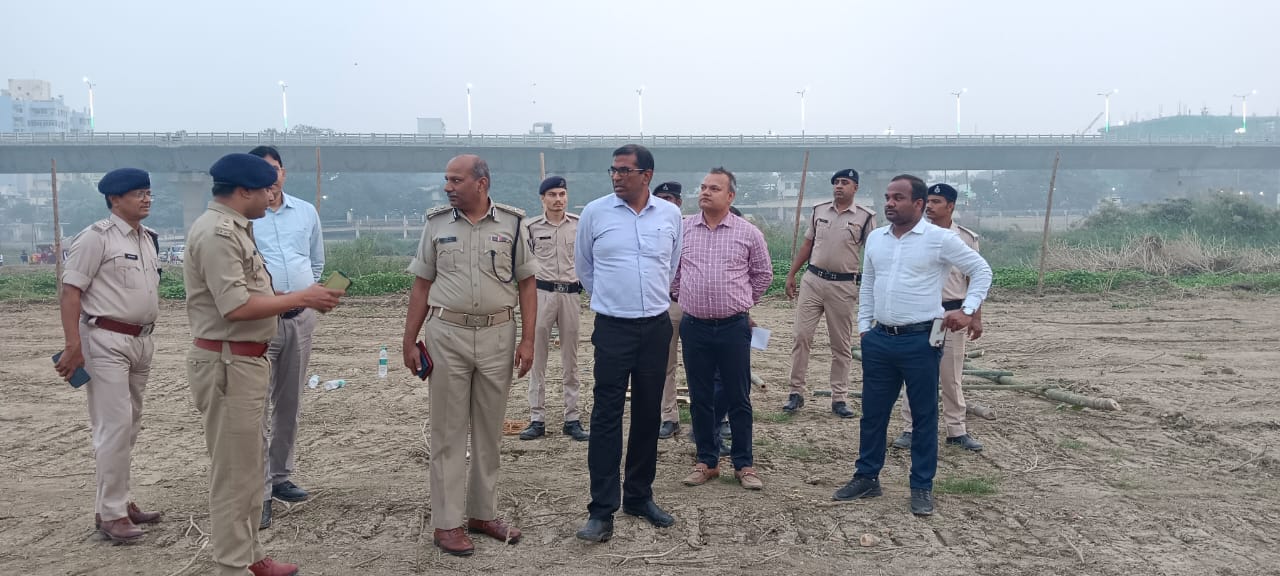 Officials Undertake Thorough Inspection of Chhath Ghats Ahead of Festivities in Patna