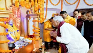 Chief Minister Nitish Kumar took part in Chitragupta Puja celebrations at Patna