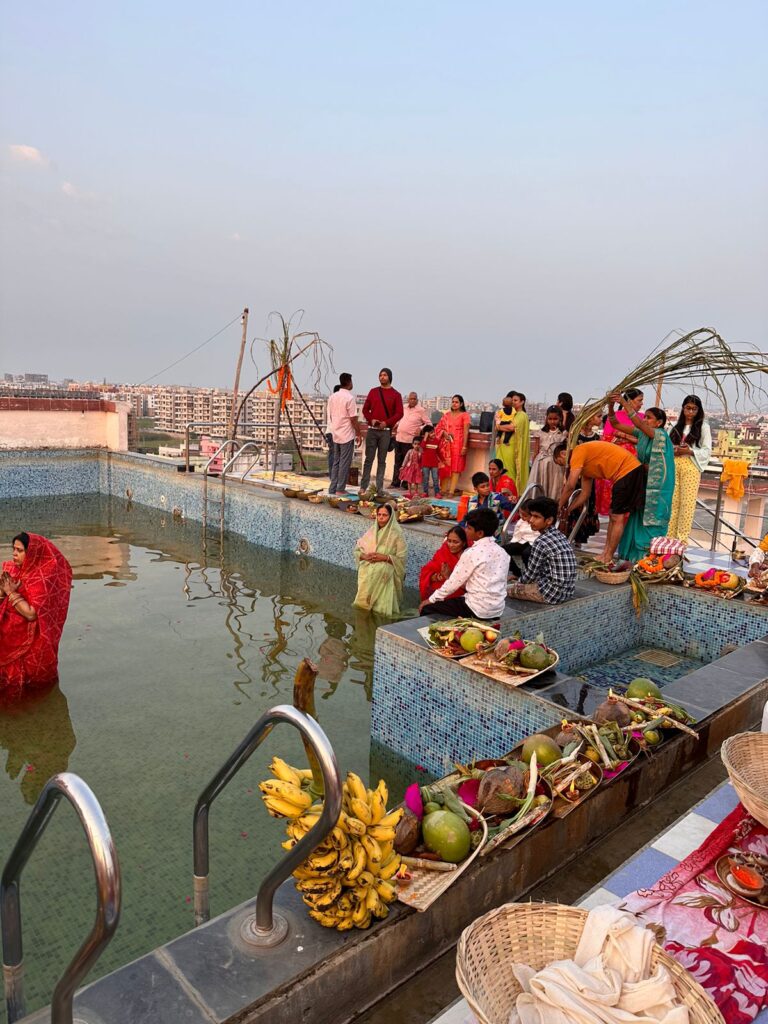 Chhath Ghat in Patna