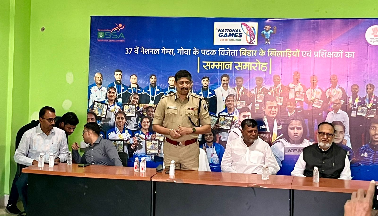 National Games 2023 Medalists Felicitated in Patna