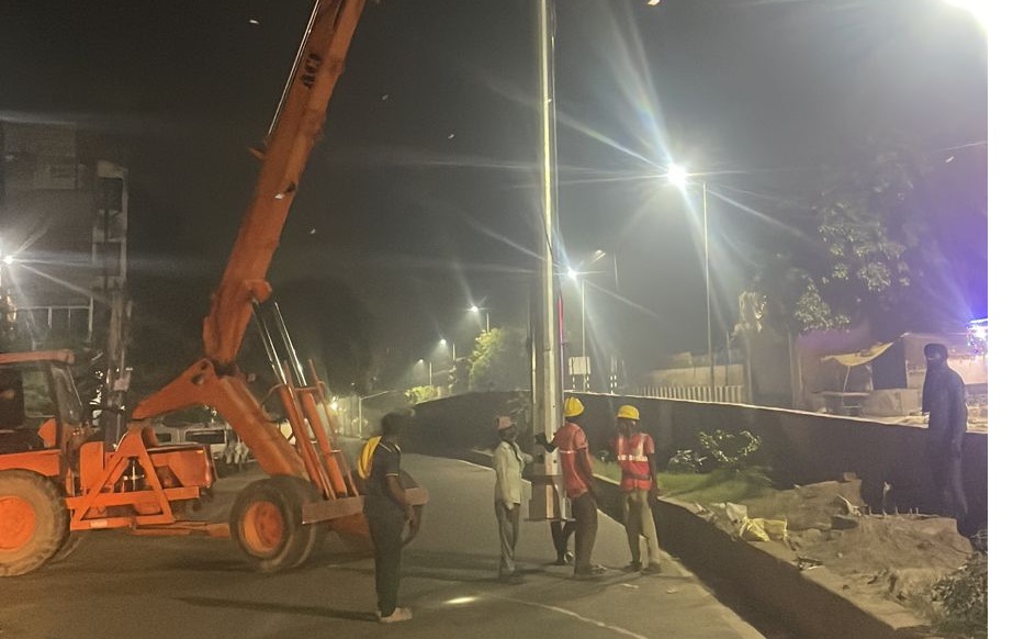 lighting in Patna for diwali chhath