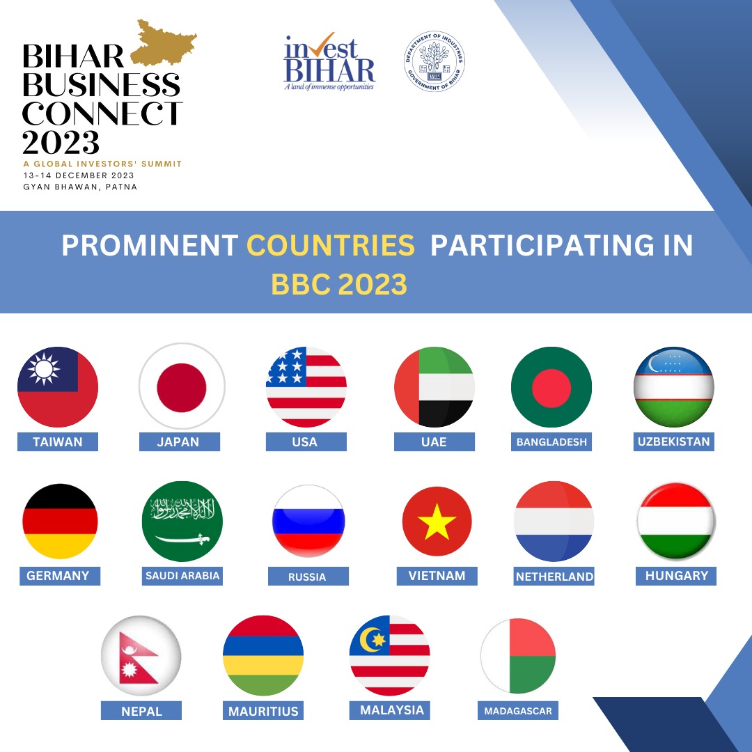 Bihar Business Connect 2023 Global Investors Summit Set to Propel Industrial Development