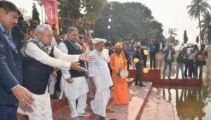 CM Nitish Kumar at Punauradham in Sitamarhi