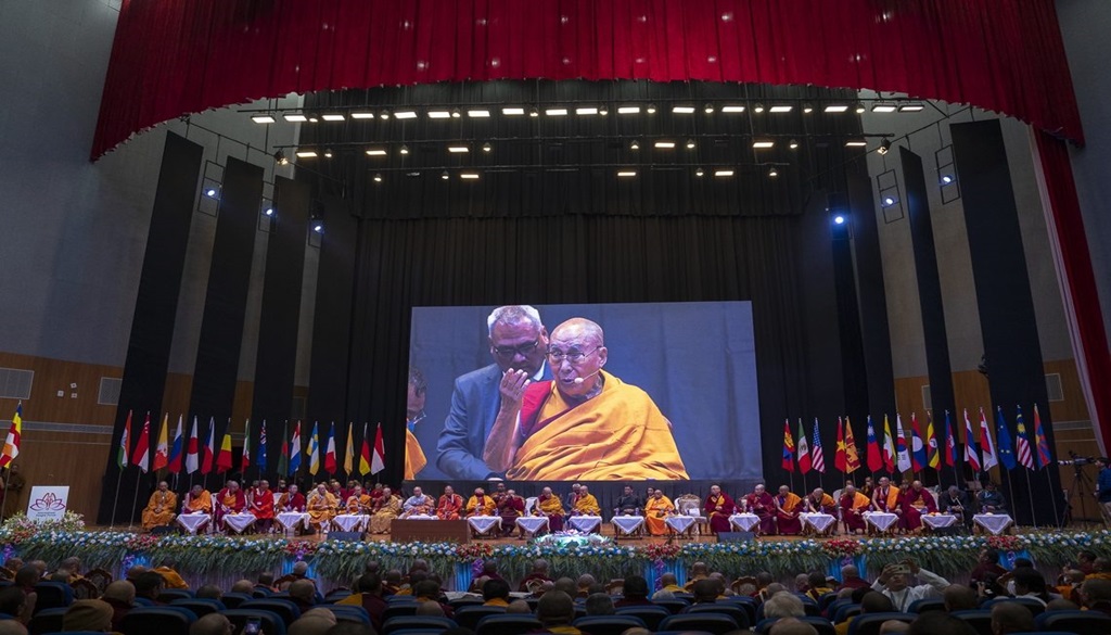 Dalai Lama Inaugurates 2023 International Sangha Forum in Bodhgaya