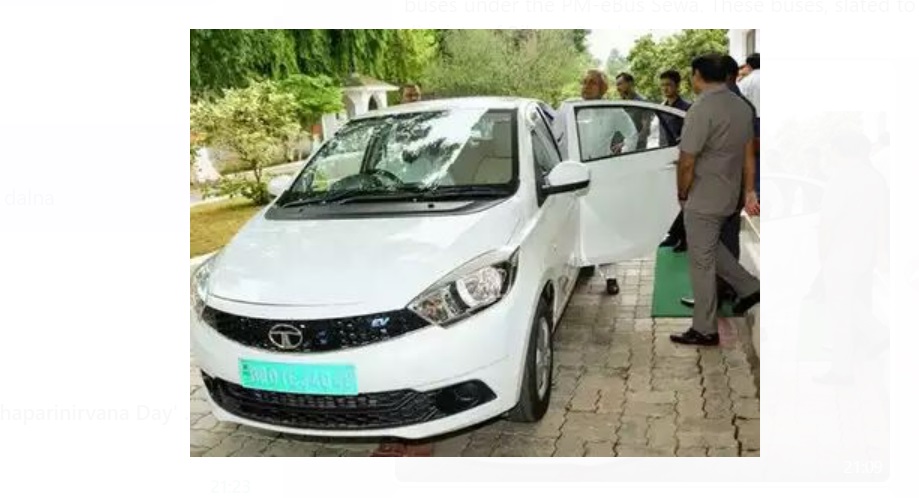 Nitish Kumar electric car