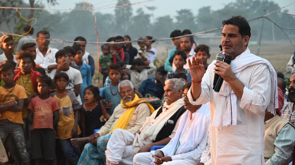 Prashant Kishor in Darbhanga