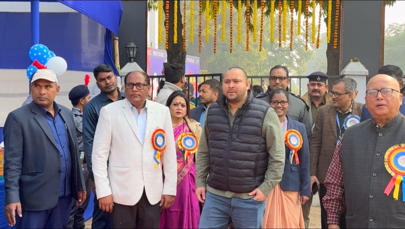 Bihar Deputy Chief Minister Tejashwi Yadav Advocates for Sports and Education at St. Michael High School's Annual Sports Day