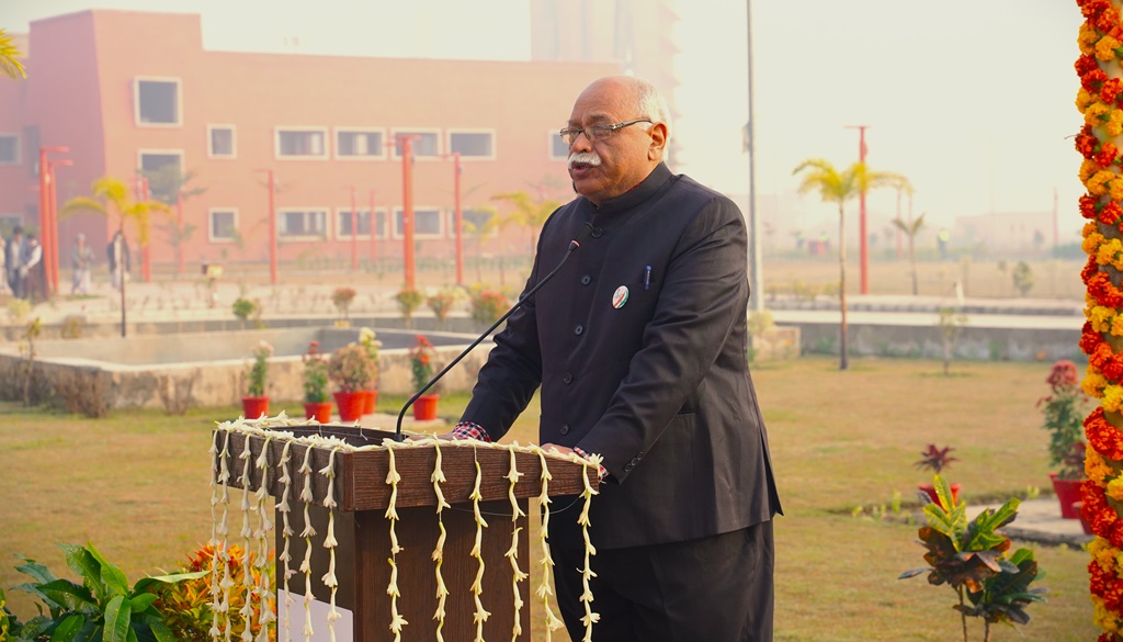 NU VC Addressing the Nalanda community