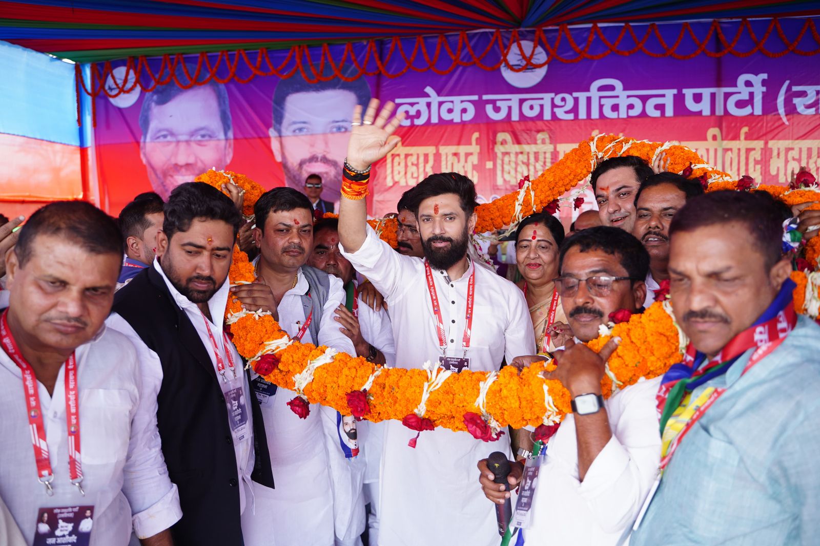 Chirag Paswan Vows Unyielding Alliance with People of Bihar Amidst Political Stir Ahead of Lok Sabha Elections