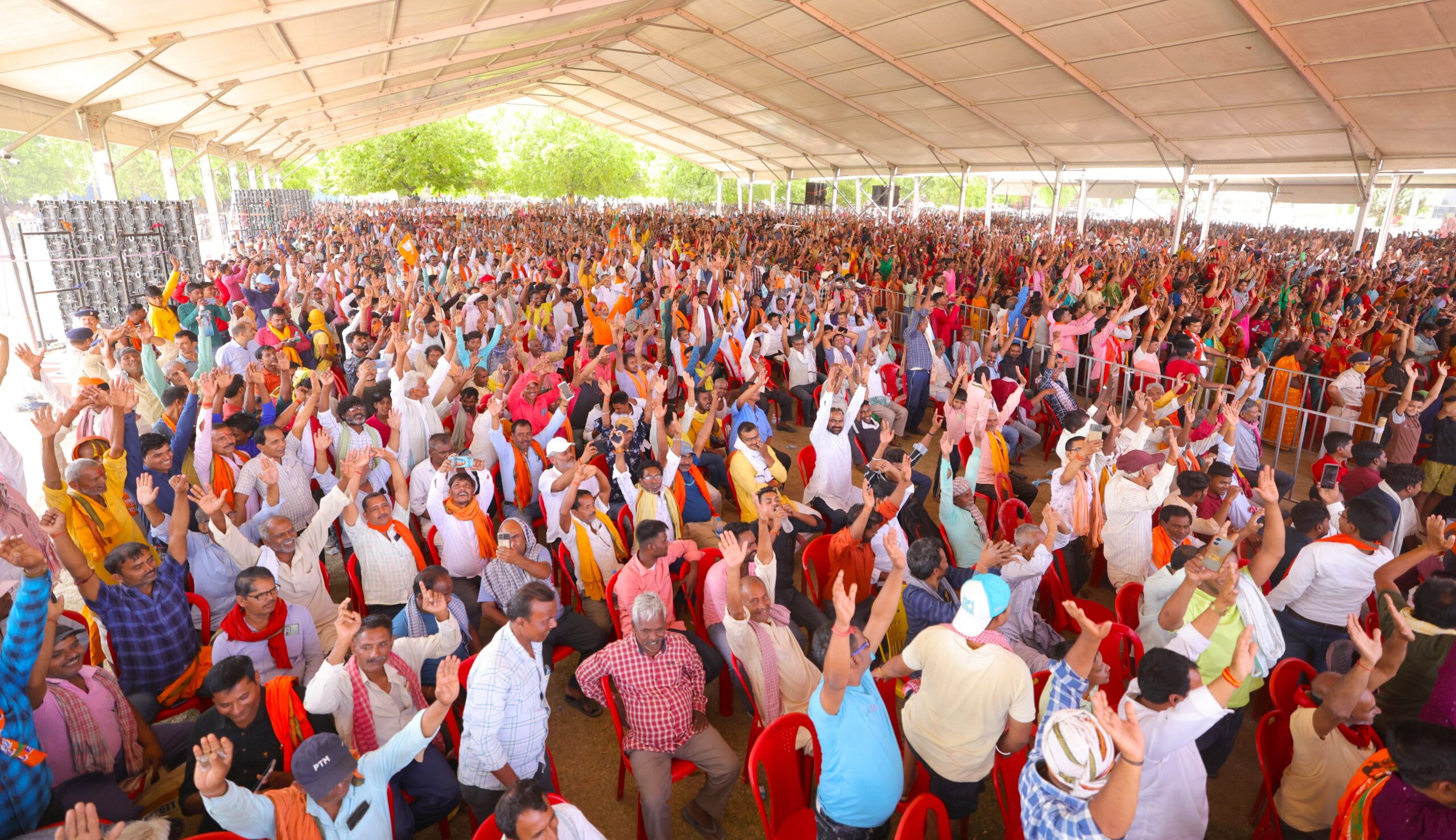 Amit Shah Addresses Public Meetings in Begusarai