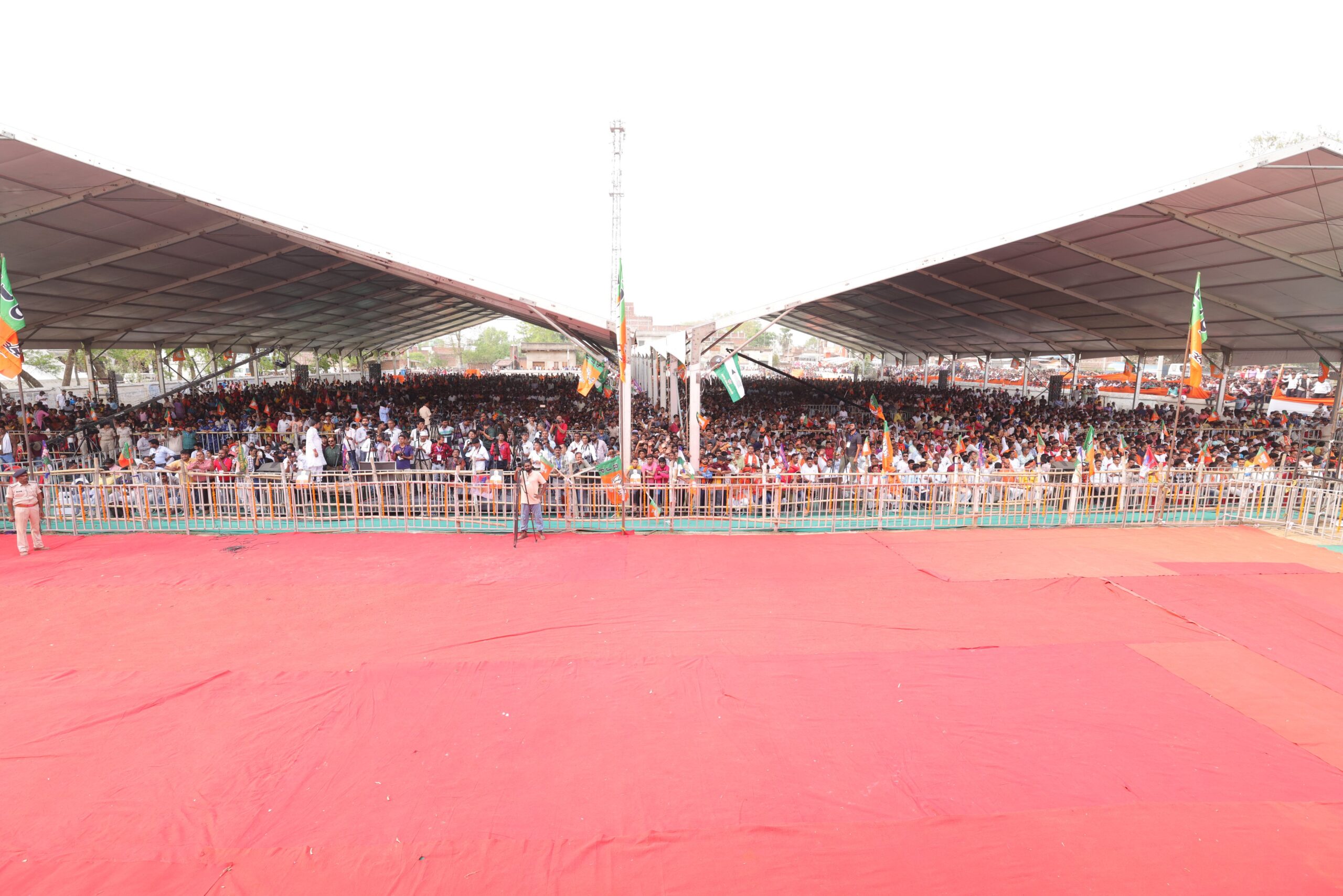 Amit Shah addresses rally in Gaya.