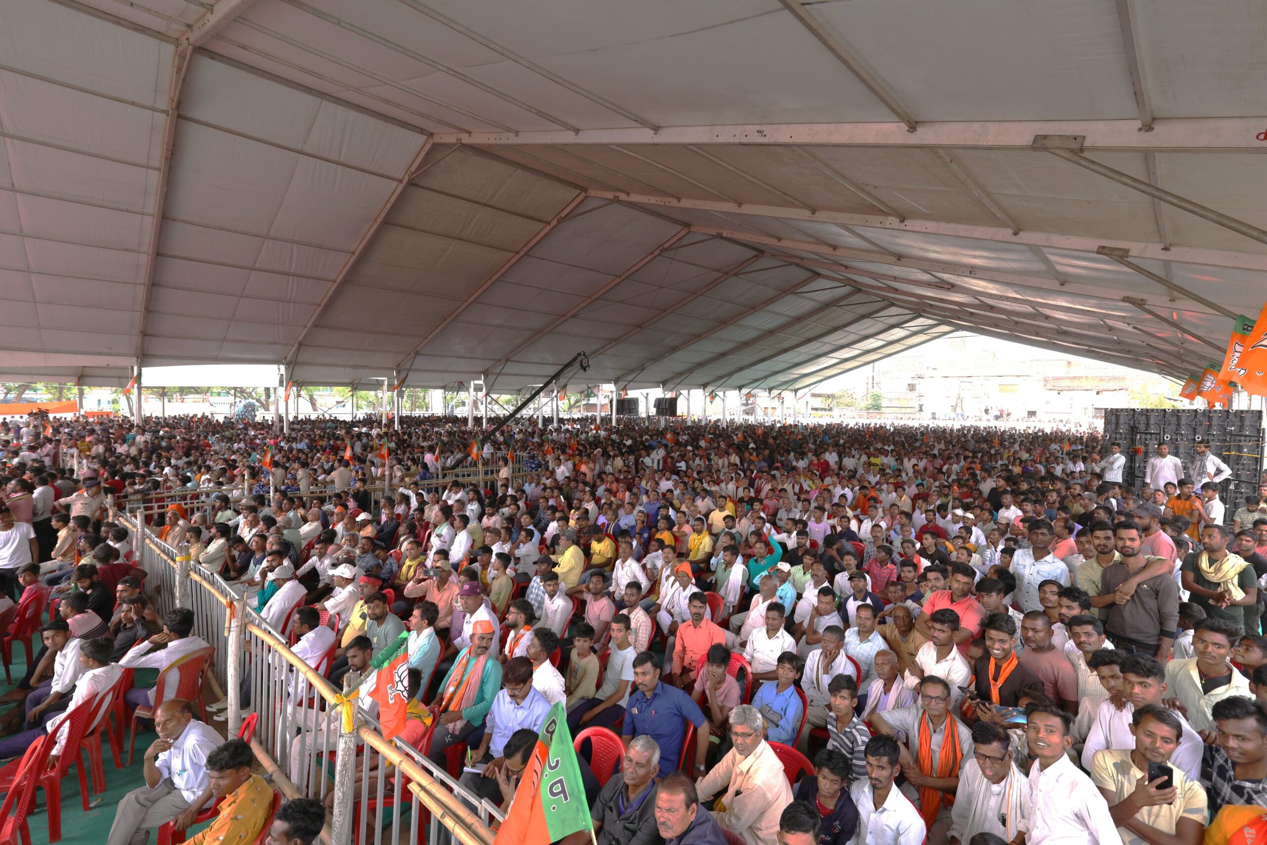 Amit Shah addresses rally in Gaya.