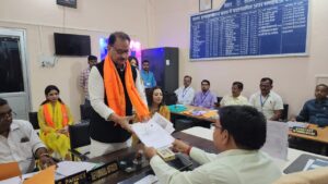 Rajiv Pratap Rudy Files Nomination for Saran Lok Sabha Seat Amidst Rallying BJP Support