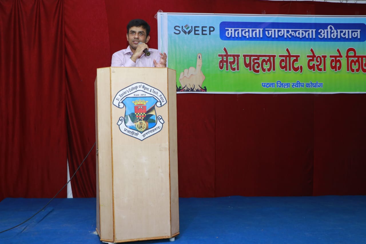 St. Xavier's College Hosts Voter Awareness Drive Ahead of Lok Sabha Elections in Patna
