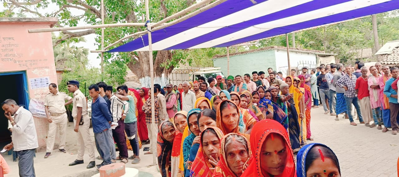 Third Phase of Lok Sabha Election: Voting Underway in five constituencies of Bihar