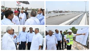 Nitish Kumar Reviews Progress of Mithapur-Sipara-Mahuli-Punpun Four-Lane Road Project