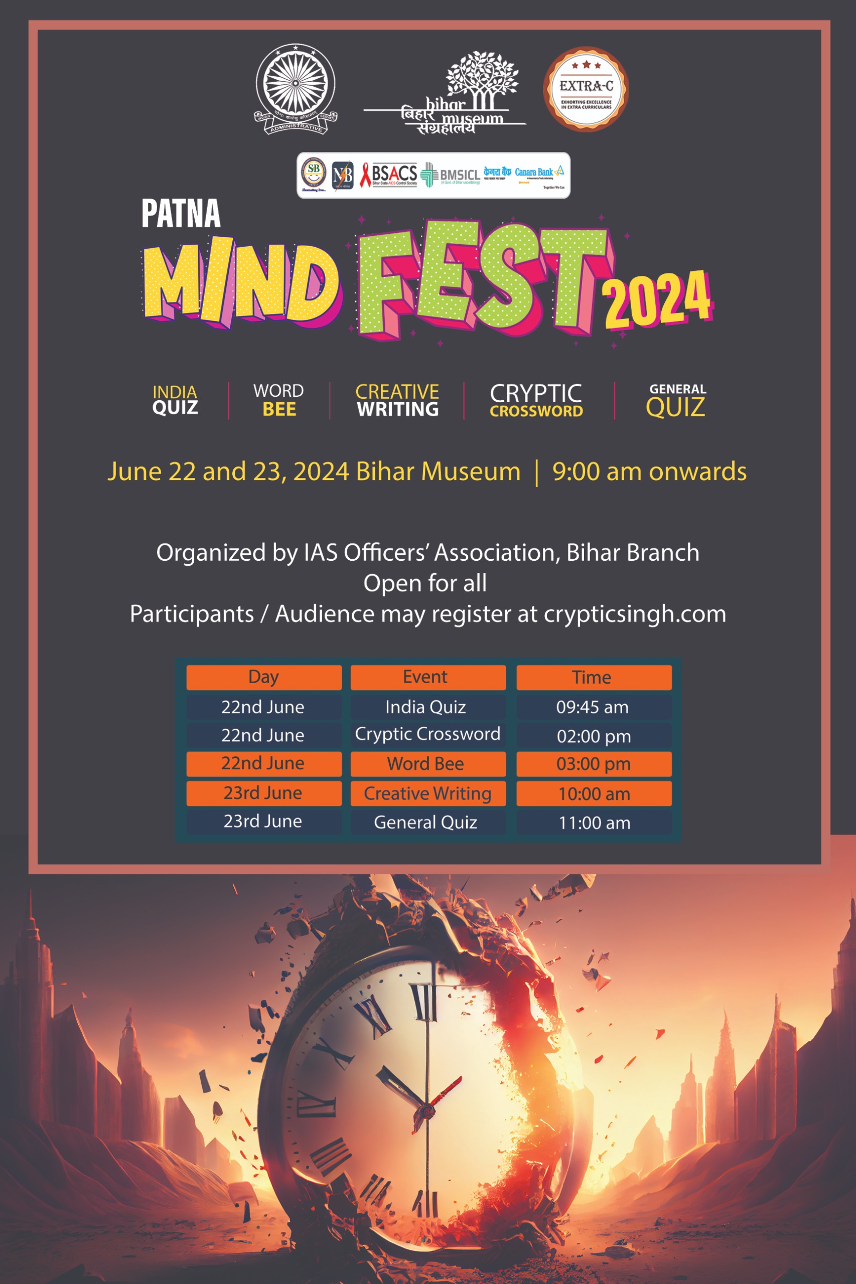 Patna Mindfest 2024: A Two-Day Celebration of Creativity and Knowledge at Patna Museum