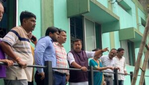 minister nitin navin inspects drains in Patna