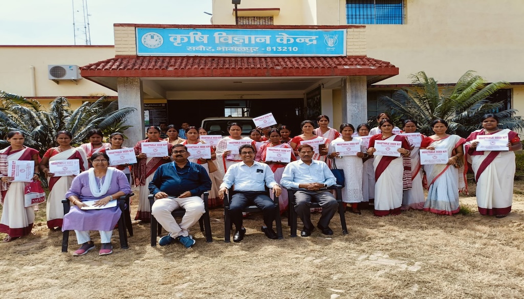 Training on Nutrition Gardens Conducted for Anganwadi Workers at KVK Sabour