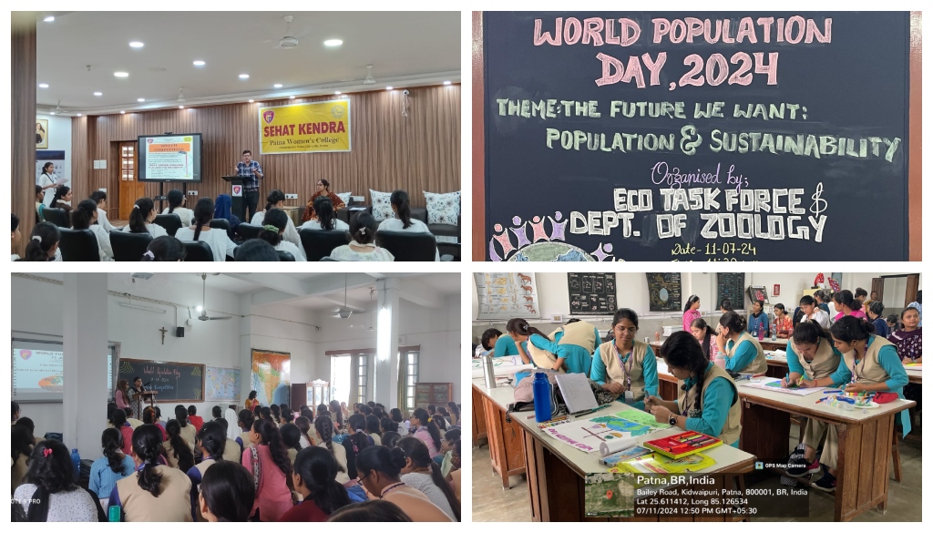 Patna Women’s College Celebrates World Population Day with Enthusiastic Student Participation