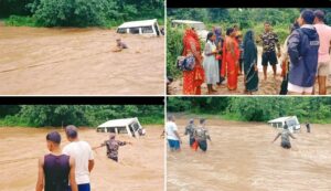SSB rescues tourists in Sonha River Valmiki nagar