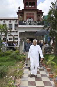 Nitish Kumar Inspects Progress of Patna Museum Tunnel Project