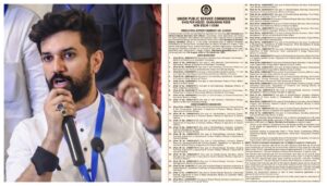 Chirag Paswan Criticizes Lateral Entry in UPSC, Calls for Reservation Protections