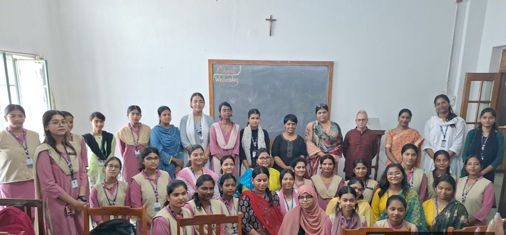 Patna Women's College Menstrual health workshop