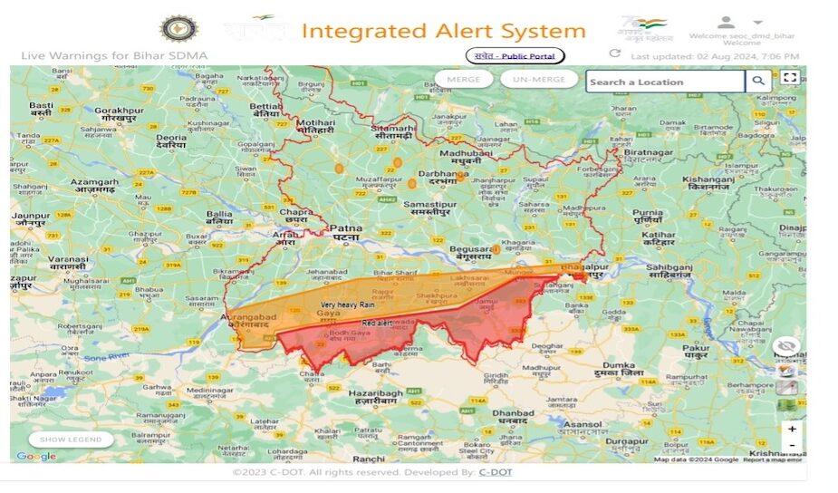 Bihar Braces for Heavy Rainfall as Weather Departments Issue Alerts