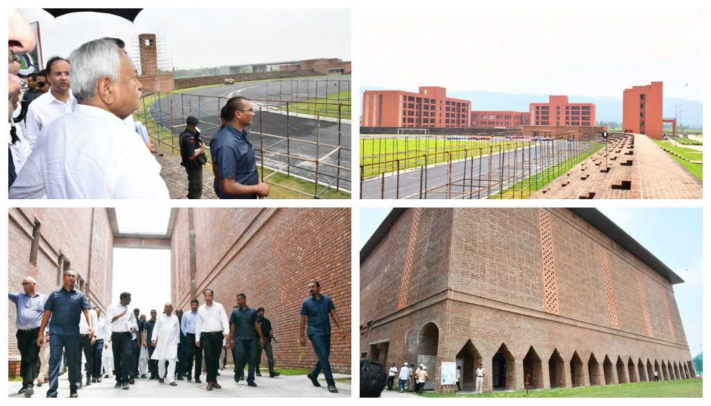 Rajgir: Chief Minister Nitish Kumar conducted an inspection of the Rajgir Sports Complex on Saturday, assessing various sections of both the indoor and outdoor stadiums, as well as the under-construction International Cricket Sports Academy. During his visit, Nitish directed officials to expedite the remaining construction work, emphasizing the need for maintaining high-quality standards to ensure world-class facilities in the sports academy. The Chief Minister highlighted that the academy will be equipped with state-of-the-art amenities, making it a unique facility in the country. In addition to training centers for multiple sports, the complex will feature a world-class sports library, aimed at fostering a vibrant sports culture in Bihar and providing opportunities for talented youth. Nitish also underscored Rajgir's historical significance, noting that the city has become a major attraction for tourists, with comprehensive facilities in place. The development of the sports complex, he added, will further enhance Rajgir's appeal. The inspection was attended by several prominent figures, including Rural Development Minister Shravan Kumar, MP Kaushalendra Kumar, MLA Krishna Murari Sharan, former MLA Chandrasen Kumar, former Legislative Councilor Raju Yadav, and other public representatives. Senior officials accompanying the Chief Minister included Principal Secretary Deepak Kumar, Principal Secretary Dr. S. Siddharth, Secretary Anupam Kumar, and Building Construction Department Secretary Kumar Ravi, among others.