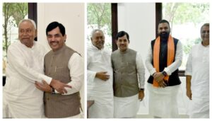 Shahnawaz Hussain Meets Nitish Kumar, Praises Bihar’s Development Under NDA