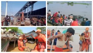 Gandak and Koshi Rivers Overflow, Embankment Breached