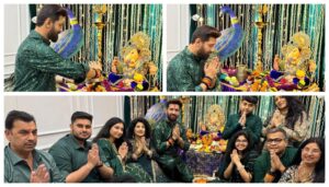 Union Minister Chirag Paswan Observes Ganpati Puja with Family