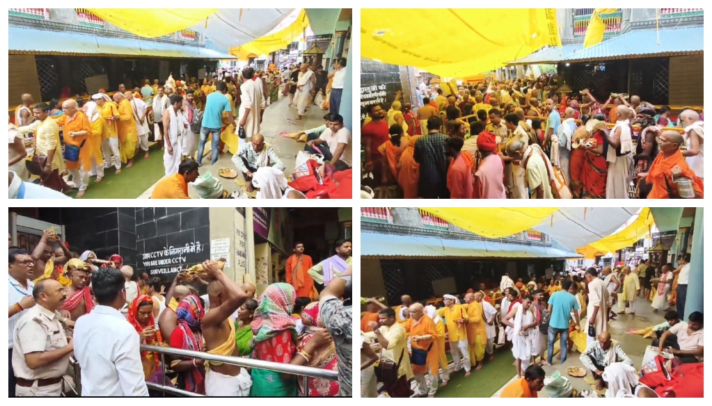 Devotees Gather in Gaya for Pind Daan During Pitru Paksha Mela