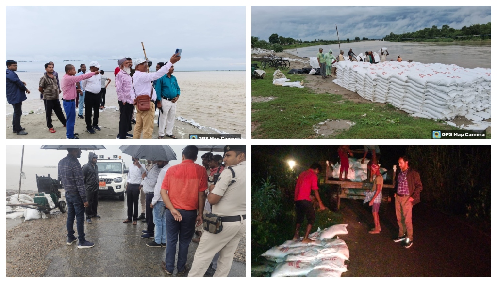 Nepal Division's Continuous Rainfall Raises Flood Risks in Bihar, Authorities On High Alert