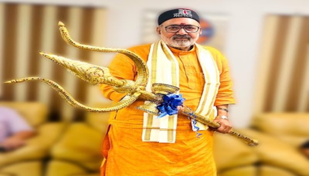 Trishul is Our Pride: Giriraj Singh Responds with Symbolic Message Post-Begusarai Attack