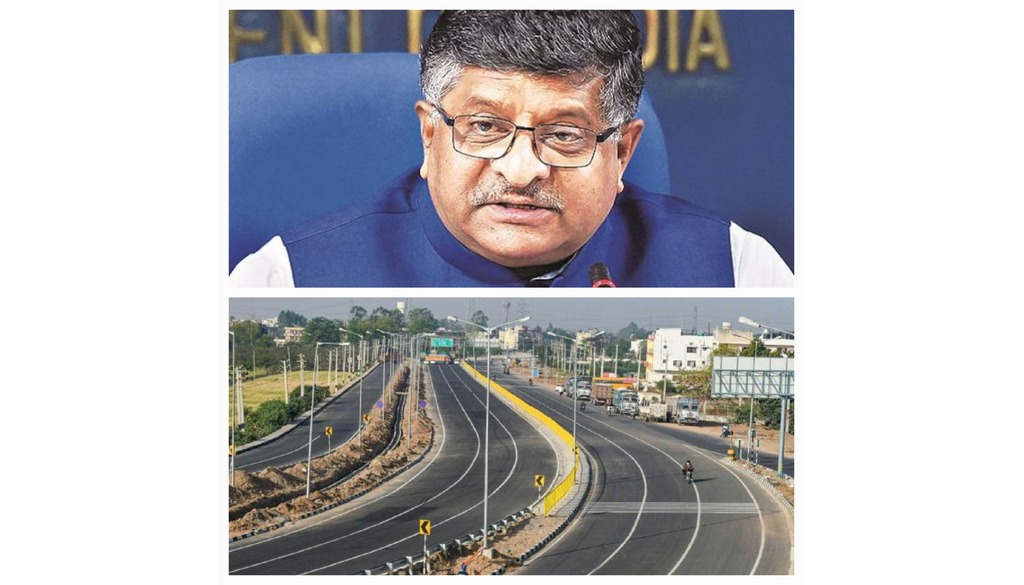 Ravi Shankar Prasad Thanks Nitin Gadkari for Rs 2007 Crore Elevated Road Approval