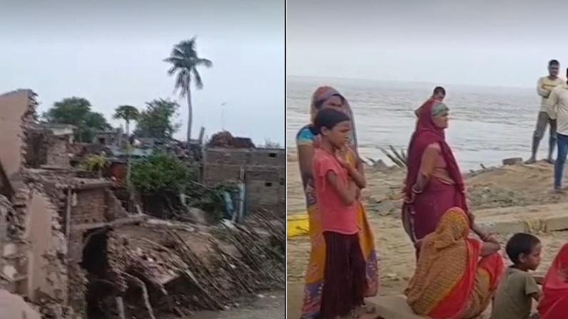 Bhagalpur homes dagaed in flood