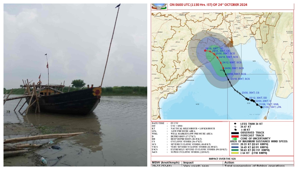 Cyclone Dana Affects Bihar: Boating Banned in Munger, PHCs on Alert in Nalanda