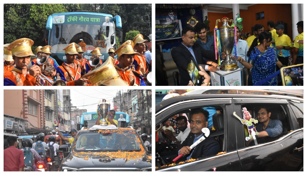 Lakhisarai Celebrates Asian Women's Hockey Championship Trophy Tour with Enthusiasm and Unity