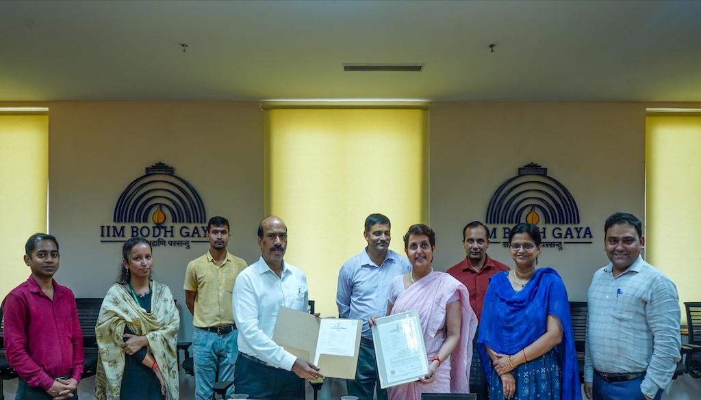 IIM Bodh Gaya Signs MoU with the Planning & Development Department of Bihar for Training of Officials