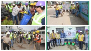 Swachhata Pakhwada Held at Patna Metro Rail Project Construction Sites