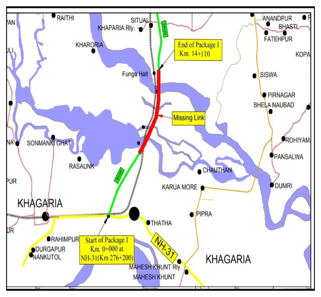 Bihar State Highway Project: Construction of Mansi-Saharsa-Hardi Road Underway