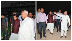 Bihar CM Nitish Kumar Reviews Chhath Preparations on Ganga Ghats in Patna