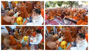 Thousands Gather for Kathin Cheevardan Ceremony at Bodh Gaya’s Mahabodhi Temple