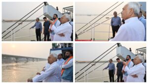 Chief Minister Nitish Kumar Inspects Ganga Ghats Ahead of Chhath Mahaparva 2024