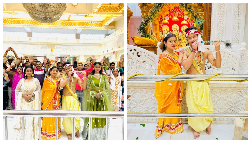 Gorvadhan Puja Celebrated with Splendour at ISKCON Temple